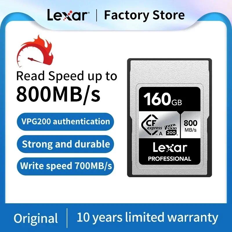 Lexar Cfexpress A Ÿ ޸ ī,  ī޶ ǹ A Ÿ ī, 160GB, 320GB, CFE A ī, VPG200, 8K б, 800MB/s, ǰ